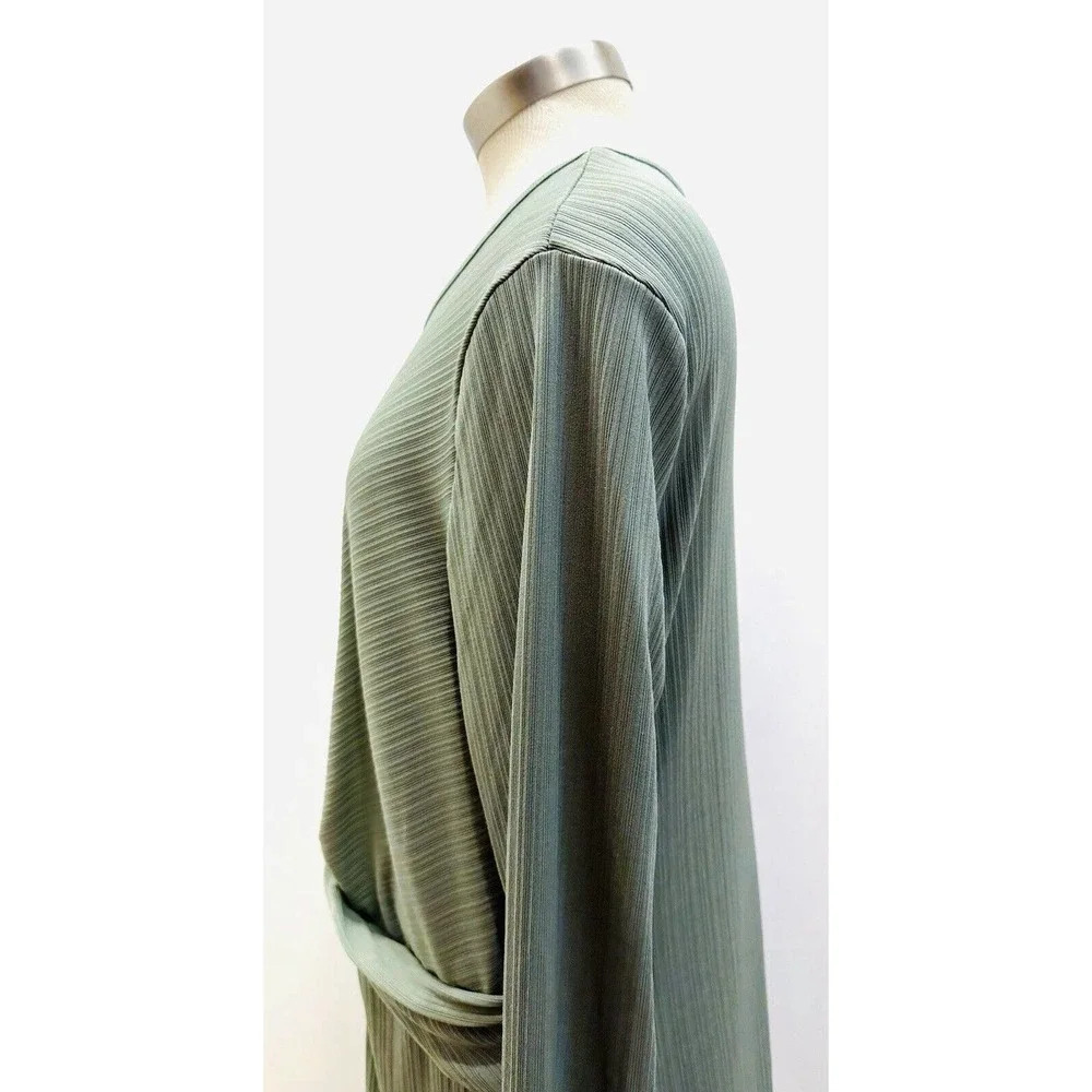 NWT NINE WEST Women Long Sleeve Pullover Round Neck Green Dress Petite Size XXL - Picture 6 of 14